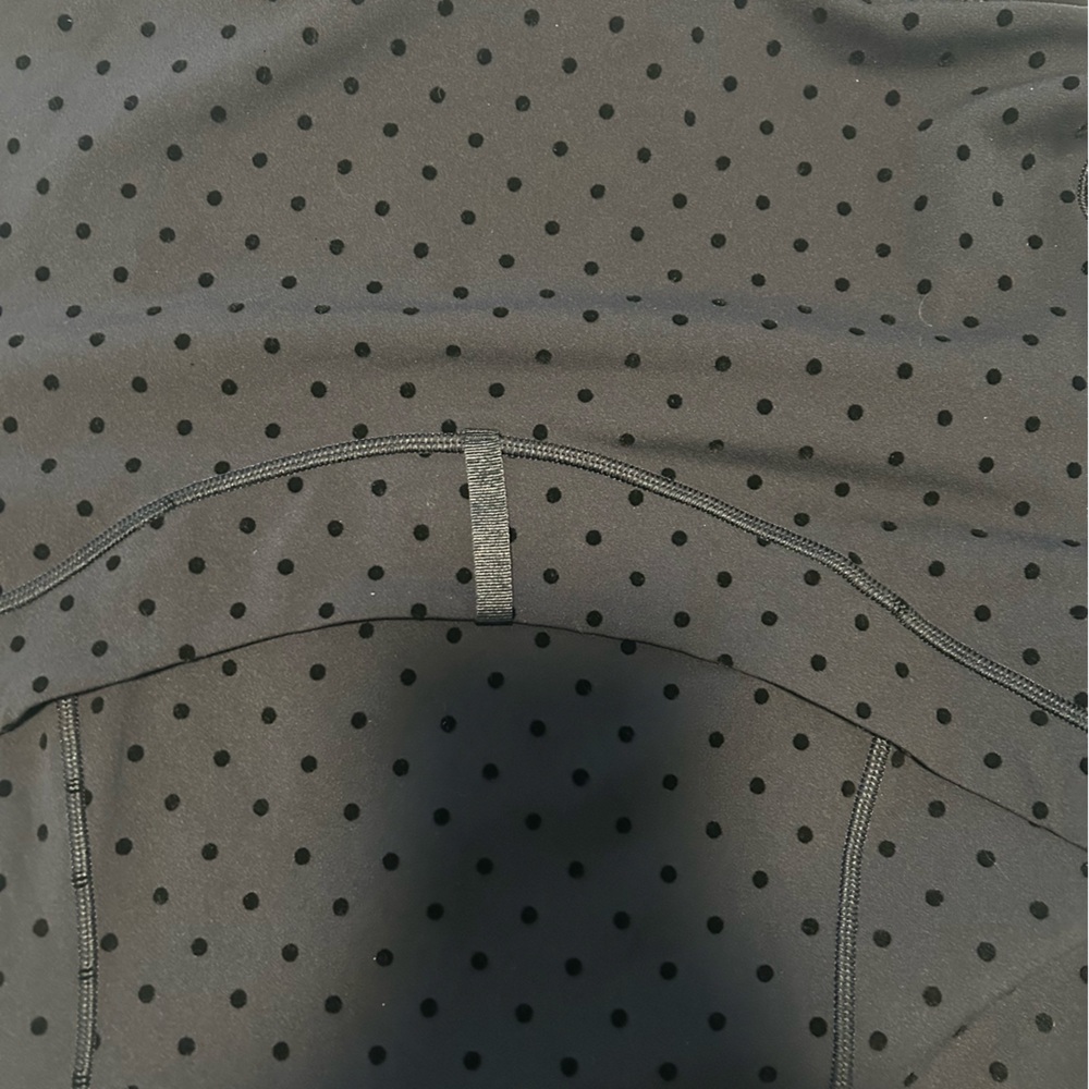 Lululemon Define Jacket Flocked Polka Flock Black Size 14 - Picture 7 of 8